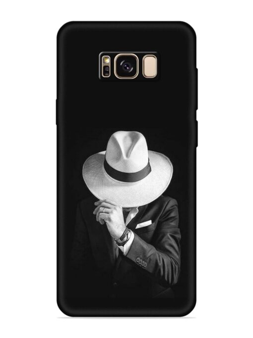 Men Under Hat Embossed Soft Silicone Case for Samsung Galaxy S8 Plus Zapvi