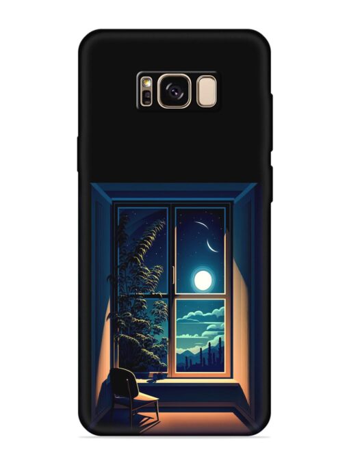 Night View At Window Embossed Soft Silicone Case for Samsung Galaxy S8 Plus Zapvi