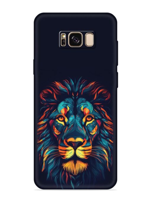 Colorful Lion Embossed Soft Silicone Case for Samsung Galaxy S8 Plus Zapvi