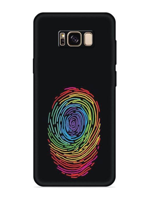 Fingerprint Of Thumb Art Embossed Soft Silicone Case for Samsung Galaxy S8 Plus Zapvi