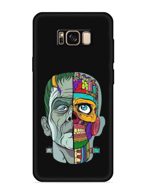 Men Vs Skull Embossed Soft Silicone Case for Samsung Galaxy S8 Plus Zapvi