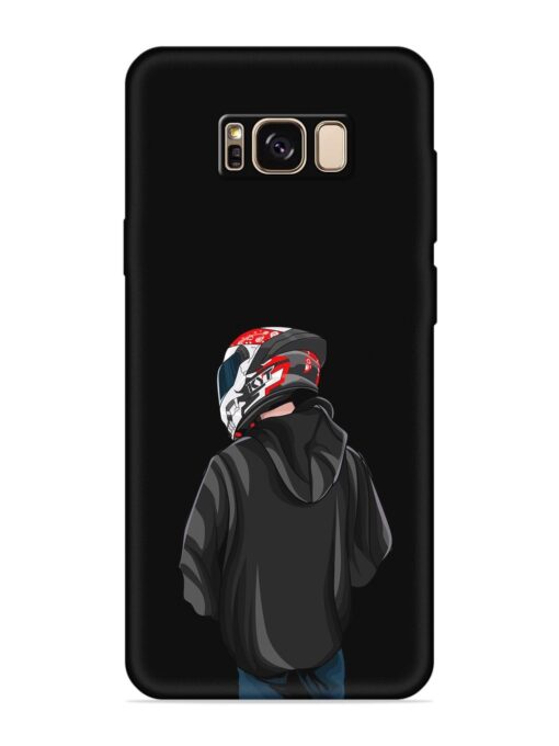 Motorcycle Rider Embossed Soft Silicone Case for Samsung Galaxy S8 Plus Zapvi