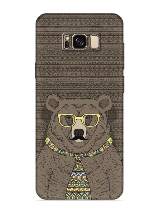 Grizzly Bear Embossed Soft Silicone Case for Samsung Galaxy S8 Plus Zapvi