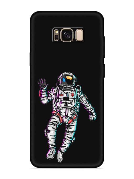 Spaceman Embossed Soft Silicone Case for Samsung Galaxy S8 Plus Zapvi