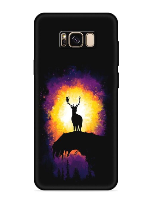 Elk Animal Art Embossed Soft Silicone Case for Samsung Galaxy S8 Plus Zapvi