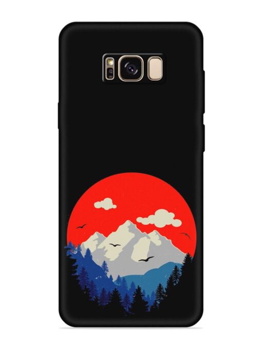 Mountain Abstract Embossed Soft Silicone Case for Samsung Galaxy S8 Plus Zapvi