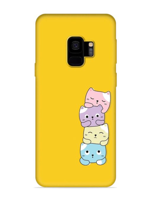 Cartoon Anime Embossed Soft Silicone Case for Samsung Galaxy S9 Zapvi