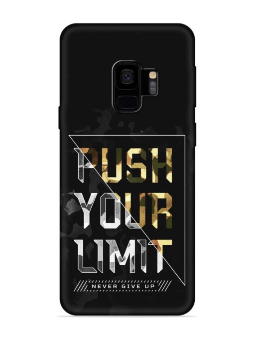 Push Your Limits Embossed Soft Silicone Case for Samsung Galaxy S9 Zapvi