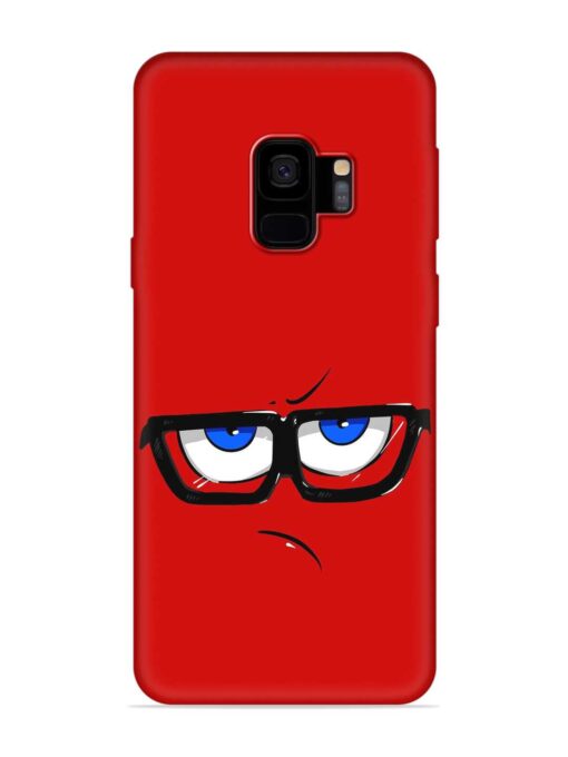 Rad Angry Face Embossed Soft Silicone Case for Samsung Galaxy S9 Zapvi