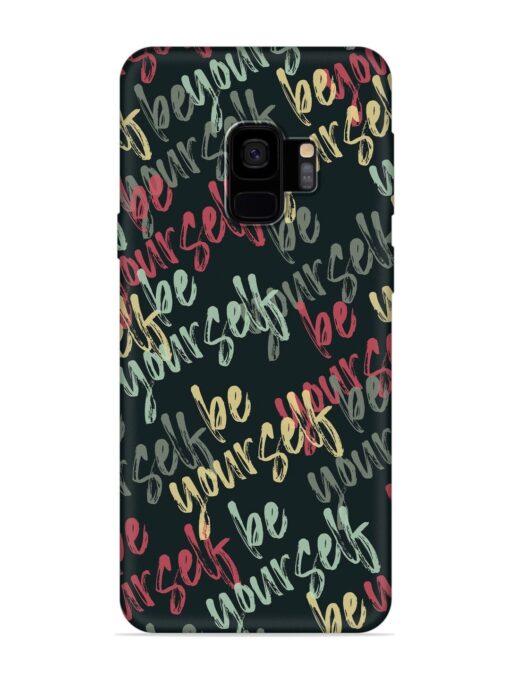 Yourself Seamless Embossed Soft Silicone Case for Samsung Galaxy S9 Zapvi