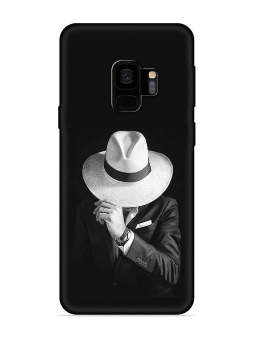 Men Under Hat Embossed Soft Silicone Case for Samsung Galaxy S9 Zapvi