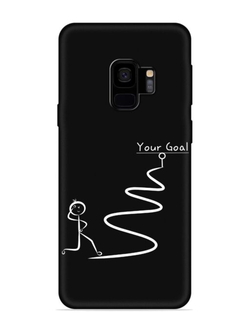 Your Goal Embossed Soft Silicone Case for Samsung Galaxy S9 Zapvi