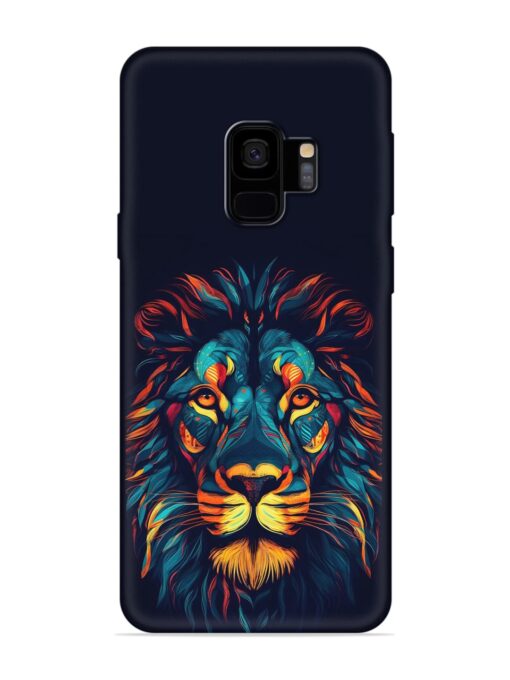 Colorful Lion Embossed Soft Silicone Case for Samsung Galaxy S9 Zapvi