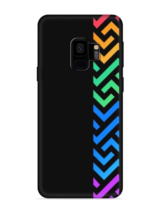 Colorshape Stripes Embossed Soft Silicone Case for Samsung Galaxy S9 Zapvi