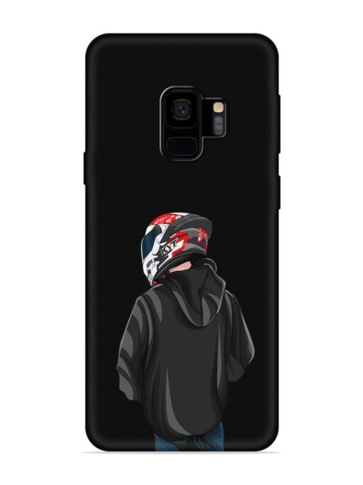 Motorcycle Rider Embossed Soft Silicone Case for Samsung Galaxy S9 Zapvi