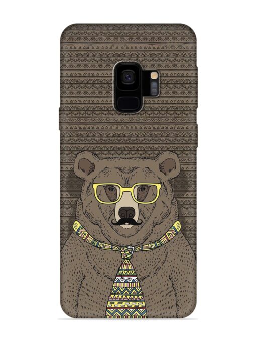 Grizzly Bear Embossed Soft Silicone Case for Samsung Galaxy S9 Zapvi