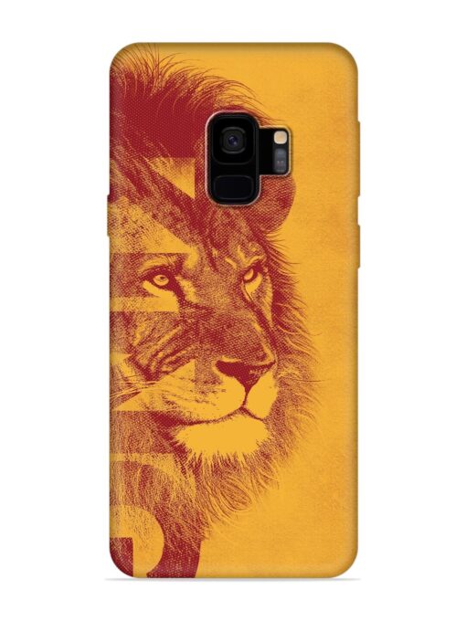 Gold Lion Crown Art Embossed Soft Silicone Case for Samsung Galaxy S9 Zapvi