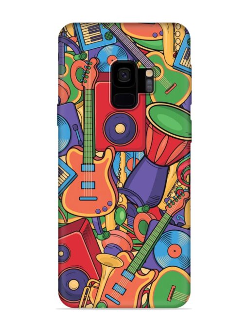 Colorful Music Art Embossed Soft Silicone Case for Samsung Galaxy S9 Zapvi