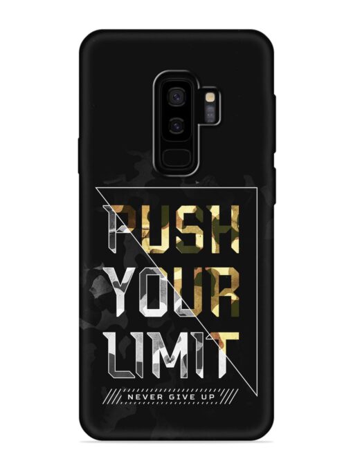 Push Your Limits Embossed Soft Silicone Case for Samsung Galaxy S9 Plus Zapvi