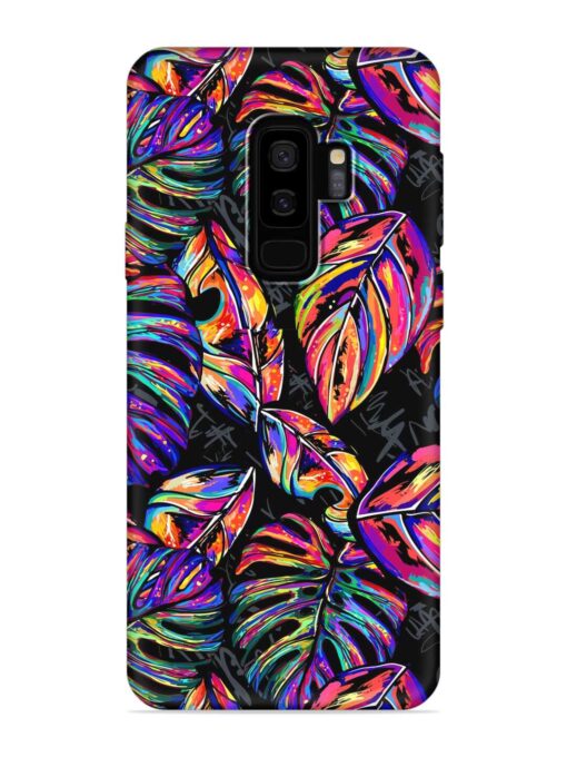 Tropical Seamless Vector Embossed Soft Silicone Case for Samsung Galaxy S9 Plus Zapvi