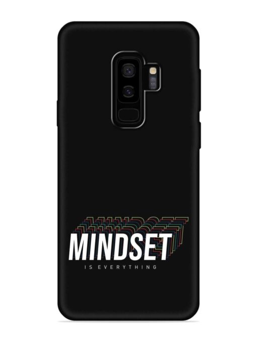 Mindset Everything Slogan Embossed Soft Silicone Case for Samsung Galaxy S9 Plus Zapvi