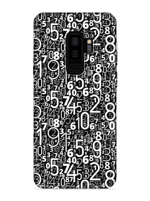 Many Numbers Different Embossed Soft Silicone Case for Samsung Galaxy S9 Plus Zapvi