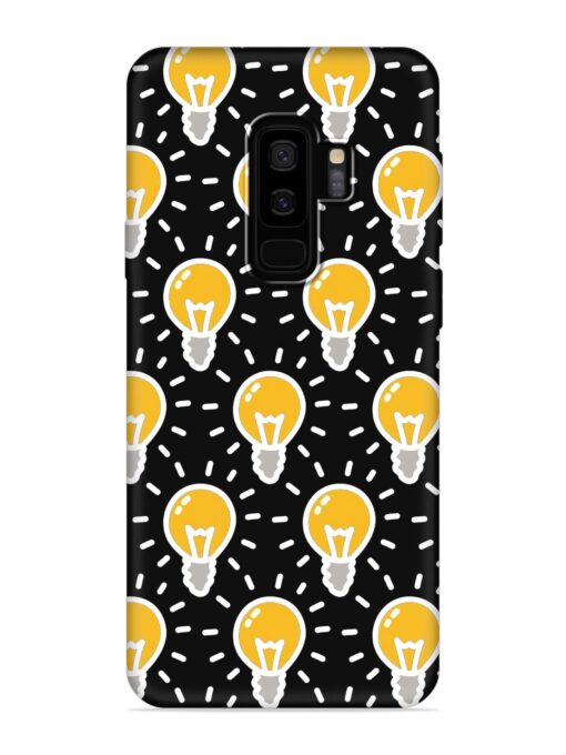 Light Bulb Seamless Embossed Soft Silicone Case for Samsung Galaxy S9 Plus Zapvi