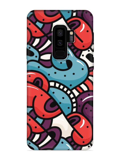 Seamless Backdrop Colorful Embossed Soft Silicone Case for Samsung Galaxy S9 Plus Zapvi