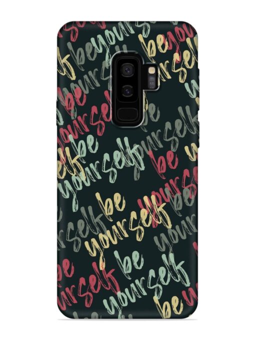 Yourself Seamless Embossed Soft Silicone Case for Samsung Galaxy S9 Plus Zapvi