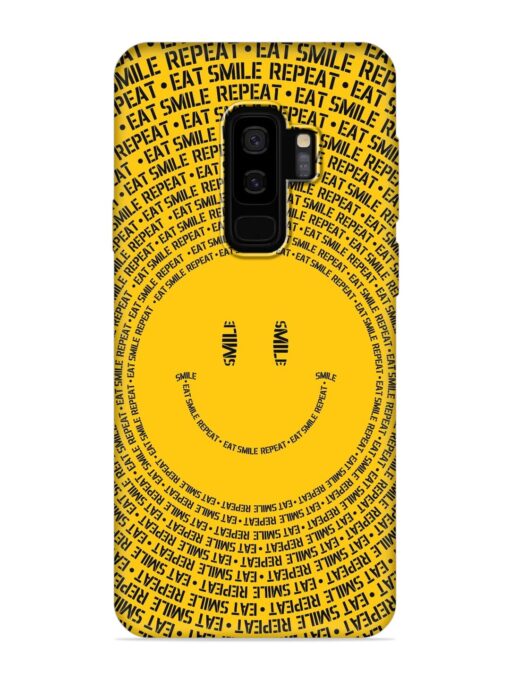 Smiley Embossed Soft Silicone Case for Samsung Galaxy S9 Plus Zapvi