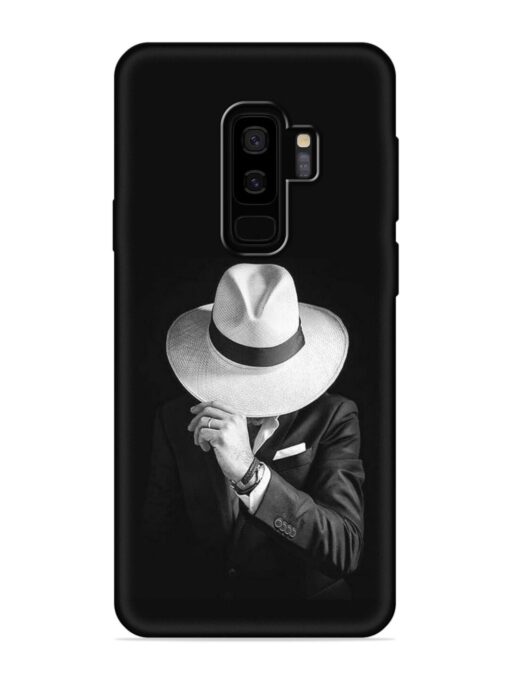 Men Under Hat Embossed Soft Silicone Case for Samsung Galaxy S9 Plus Zapvi