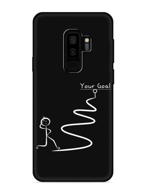 Your Goal Embossed Soft Silicone Case for Samsung Galaxy S9 Plus Zapvi