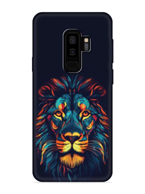 Colorful Lion Embossed Soft Silicone Case for Samsung Galaxy S9 Plus Zapvi