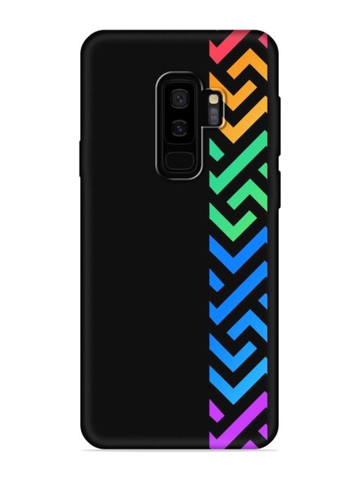 Colorshape Stripes Embossed Soft Silicone Case for Samsung Galaxy S9 Plus Zapvi