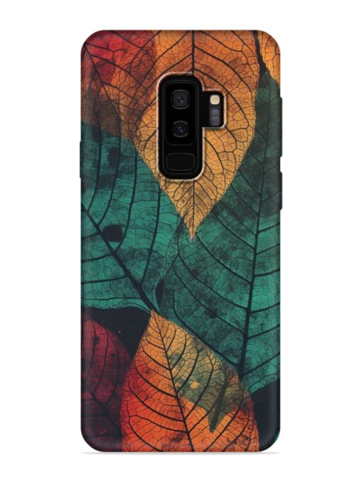 Leaves Artwork Embossed Soft Silicone Case for Samsung Galaxy S9 Plus Zapvi