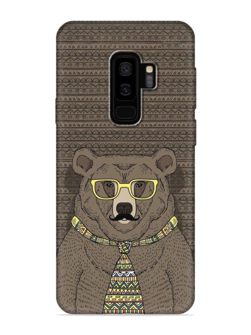 Grizzly Bear Embossed Soft Silicone Case for Samsung Galaxy S9 Plus Zapvi