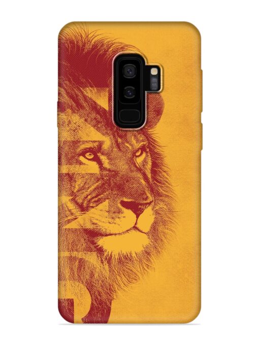 Gold Lion Crown Art Embossed Soft Silicone Case for Samsung Galaxy S9 Plus Zapvi