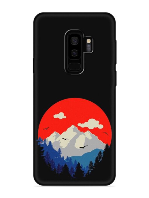 Mountain Abstract Embossed Soft Silicone Case for Samsung Galaxy S9 Plus Zapvi