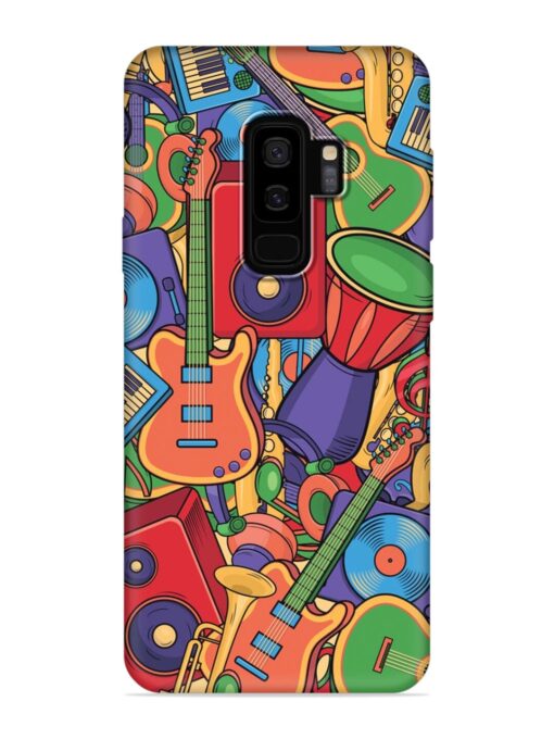 Colorful Music Art Embossed Soft Silicone Case for Samsung Galaxy S9 Plus Zapvi