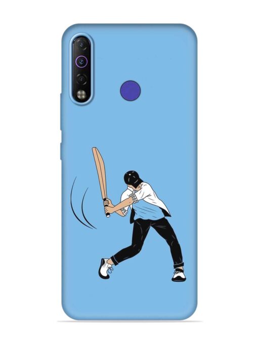 Cricket Gully Boy Embossed Soft Silicone Case for Tecno Camon 12 Air Zapvi