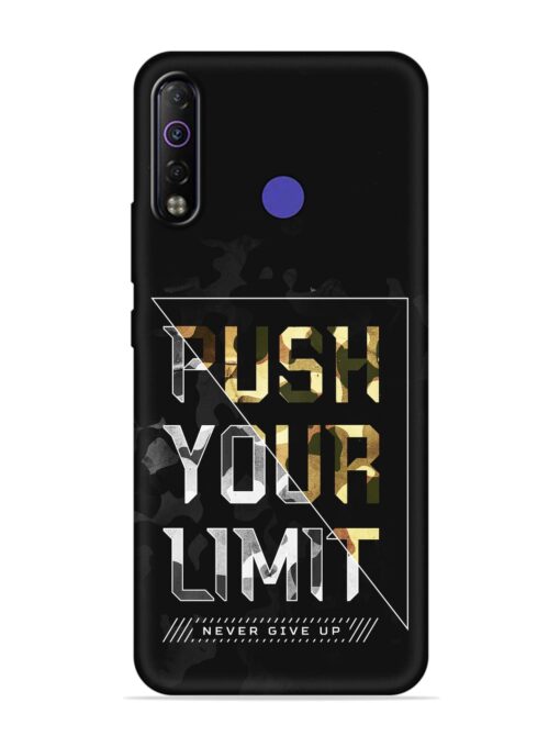 Push Your Limits Embossed Soft Silicone Case for Tecno Camon 12 Air Zapvi