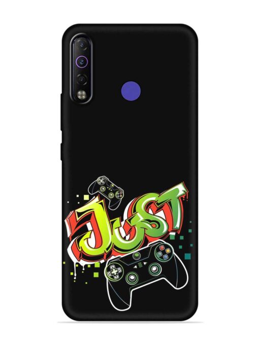 Graffiti Gamepad Illustration Embossed Soft Silicone Case for Tecno Camon 12 Air Zapvi