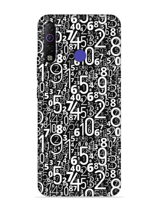 Many Numbers Different Embossed Soft Silicone Case for Tecno Camon 12 Air