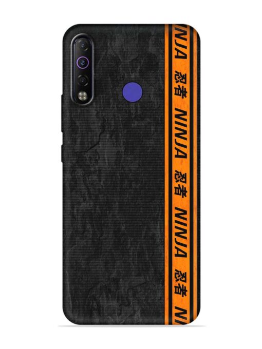 Ninja Srtips Embossed Soft Silicone Case for Tecno Camon 12 Air Zapvi