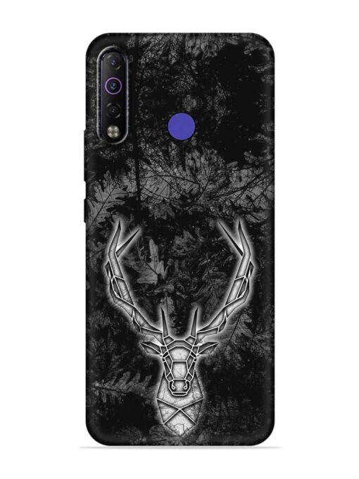 Ancient Deer Embossed Soft Silicone Case for Tecno Camon 12 Air Zapvi