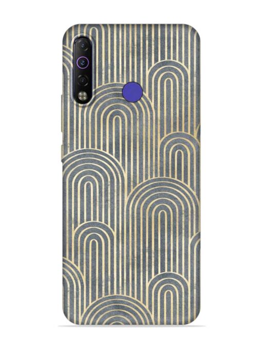 Art Deco Style Embossed Soft Silicone Case for Tecno Camon 12 Air Zapvi