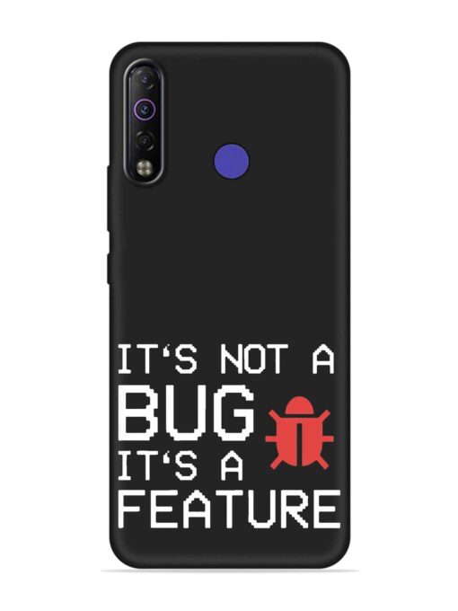 Not Bug Feature Embossed Soft Silicone Case for Tecno Camon 12 Air