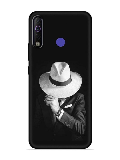 Men Under Hat Embossed Soft Silicone Case for Tecno Camon 12 Air