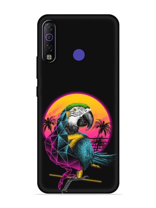 Rad Parrot Embossed Soft Silicone Case for Tecno Camon 12 Air