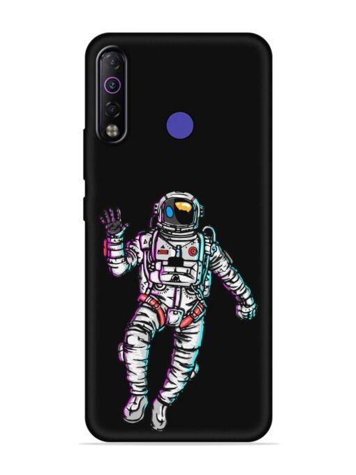 Spaceman Embossed Soft Silicone Case for Tecno Camon 12 Air